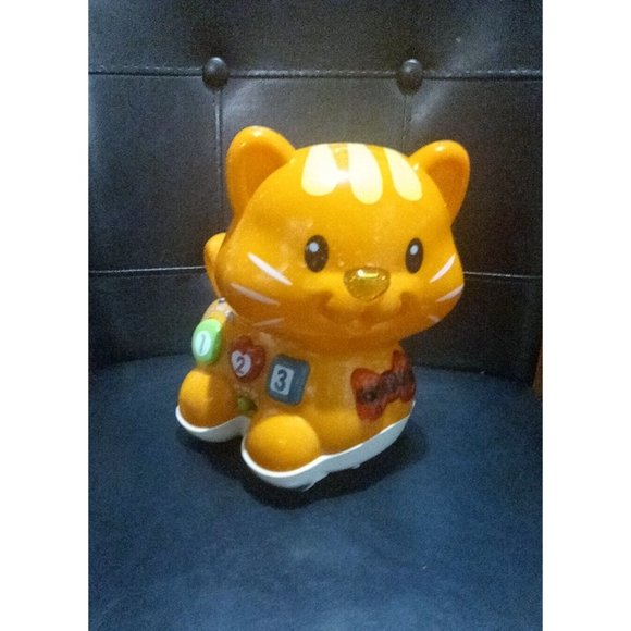 Vtech Catch Me Kitty Orange Cat Kitten Interactive Toddler Learning Toy - Picture 4 of 16